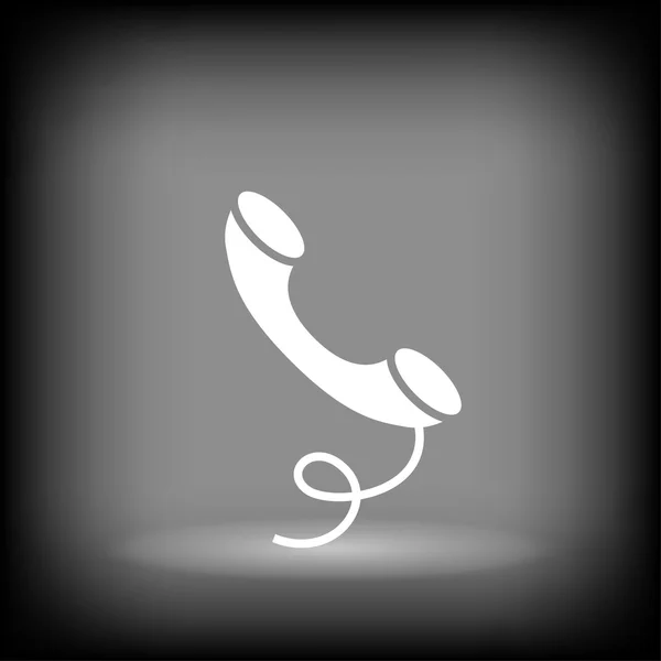 Pictograph van telefoonpictogram — Stockvector