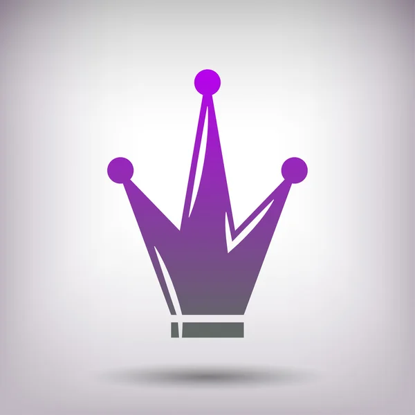 Піктографія королівської корони — стоковий вектор