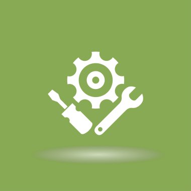 Dişli ve araçlar simgesi