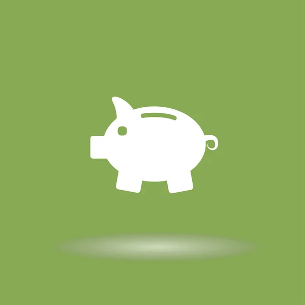 Pictograph van moneybox pictogram — Stockvector