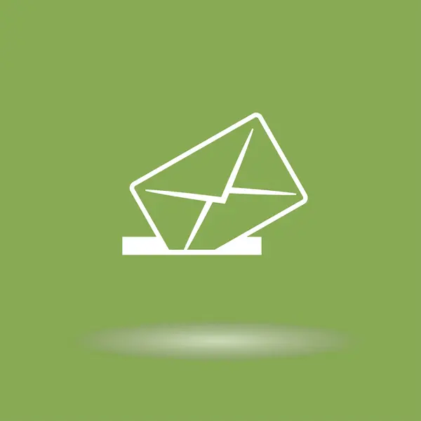 Pictografía del icono de correo — Vector de stock