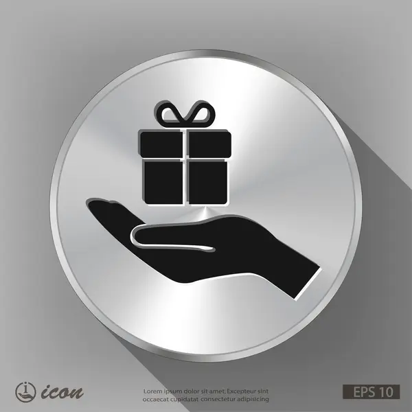 Εικονόγραμμα του δώρου — Διανυσματικό Αρχείο