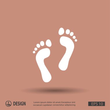 Ekibimizi ayak izleri simgesinin