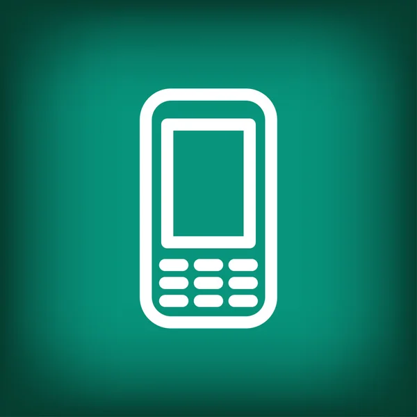 Piktogramm des Mobiltelefons — Stockvektor