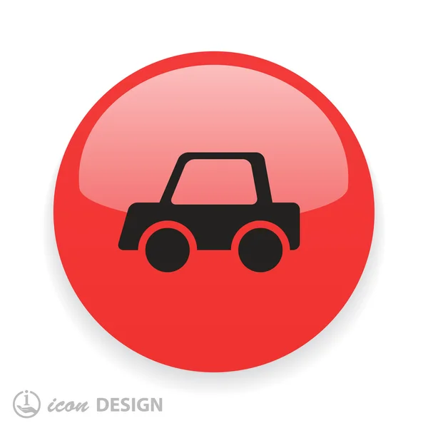 Piktogramm der Auto-Design-Ikone — Stockvektor
