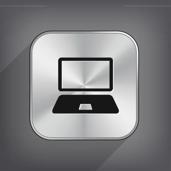 Pictograma do ícone do computador — Vetor de Stock