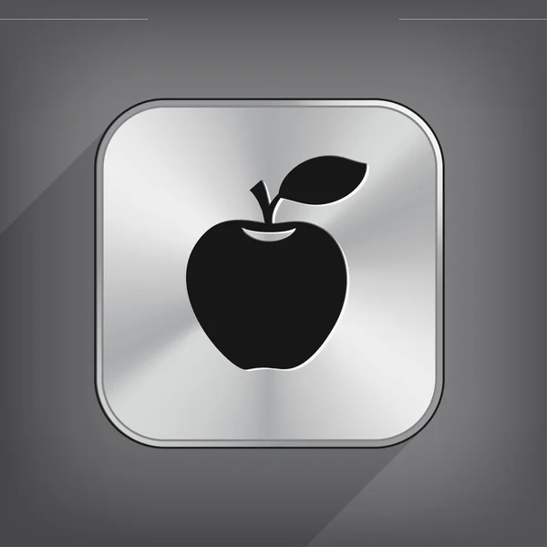 Пиктограф яблочного плоского дизайна — стоковый вектор
