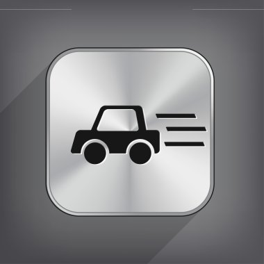 Ekibimizi araba düz tasarım simgesinin