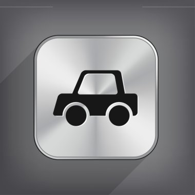 Ekibimizi araba düz tasarım simgesinin