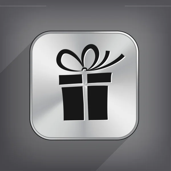 Gift platt design ikon — Stock vektor