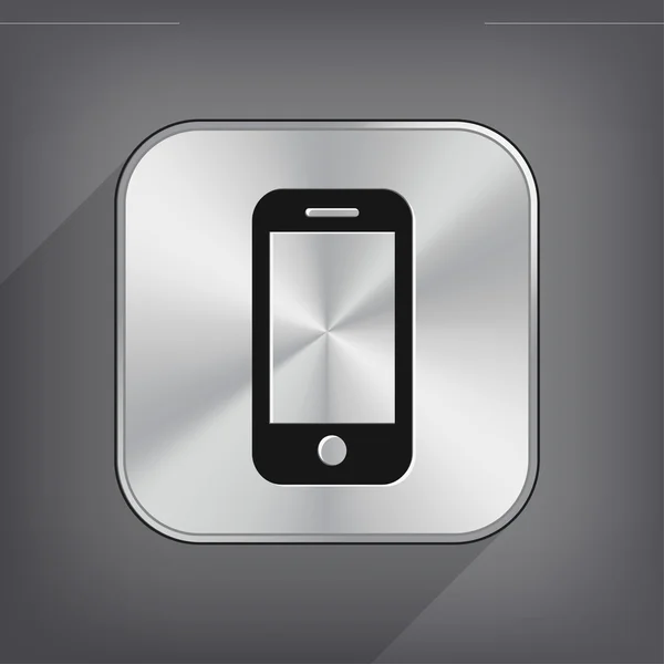 Pictografía del icono del teléfono móvil — Vector de stock