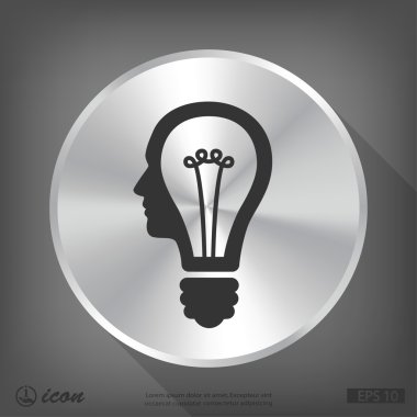 Ampul kavramı simgesi