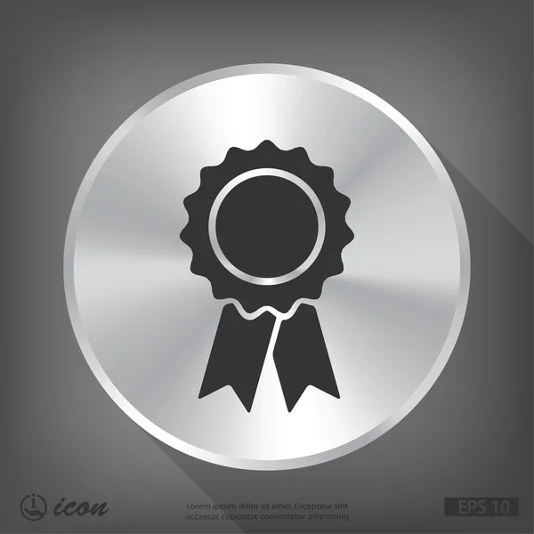 Award platt design ikon — Stock vektor