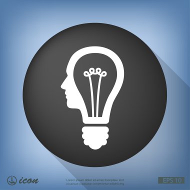 Ampul kavramı simgesi