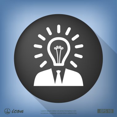 Ampul kavramı simgesi