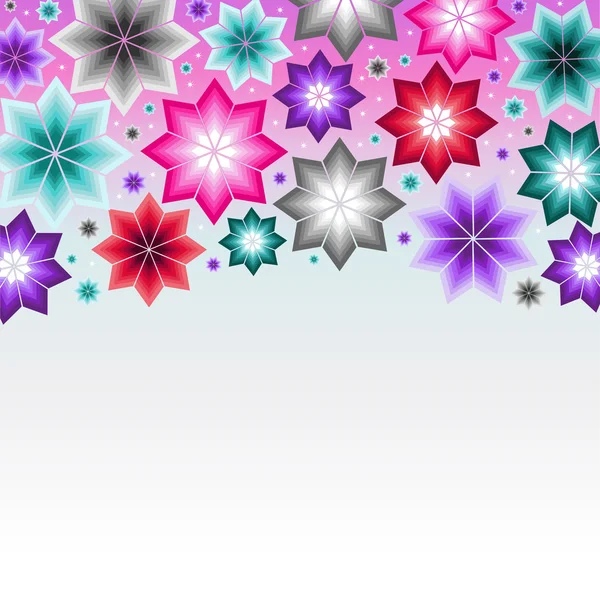 Renkli yıldızlı soyut arkaplan