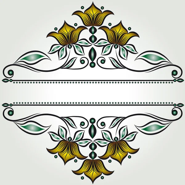 Декоративный цветочный фон — стоковый вектор