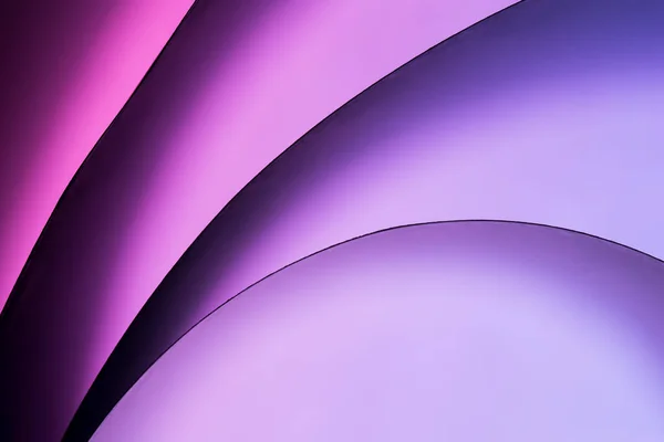 Абстрактна Футуристична Крива Лінія Фіолетового Градієнтного Кольорового Фону — стокове фото