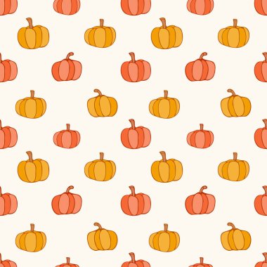 Balkabakları pürüzsüz yarım damla tekrarlama şablonu, sebze arka planı