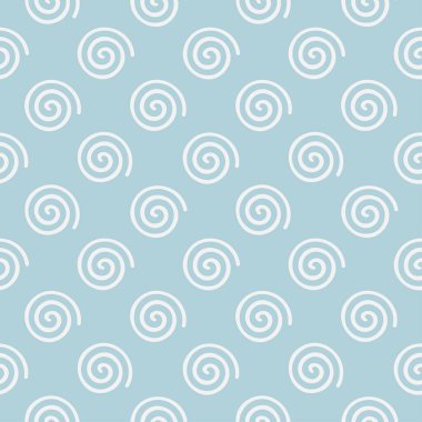 Soyut yarım damla tekrar beyaz spiral mofit desensiz arkaplan