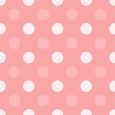 Pembe noktalar yarım damla Tekrar et pürüzsüz desen arkaplanı