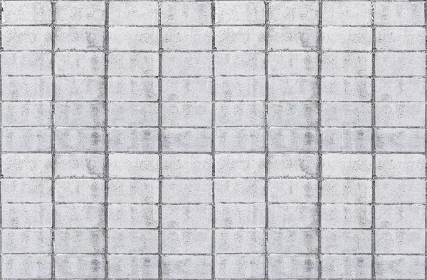 Λευκό μπλοκ πλακιδίων τοίχου υπόβαθρο και υφή — Φωτογραφία Αρχείου