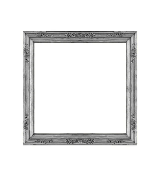 Black and White frame isolated on white background — Stock Photo, Image