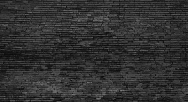 tuğla duvar arkaplan dokusu eski siyah desenli siyah duvar kağıdı grunge tasarım için boş