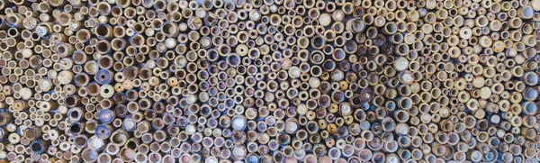 Superficie Pared Fondo Textura Bambú — Foto de Stock