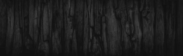 Wood Black Background Long Dark Texture Blank Design — Stock Photo, Image