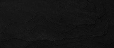 Taş siyah doku arka planı. Koyu gri çimento ve beton grunge. Mermer desenli yüzey. Tasarım için siyah uzun duvar arkaplanı boş.