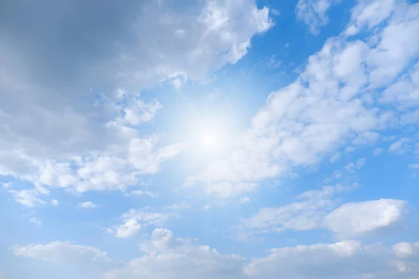 Sun Beam Clouds Sky — Stock Photo, Image