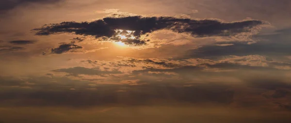 Céu Nuvens Panorama Paisagem — Fotografia de Stock