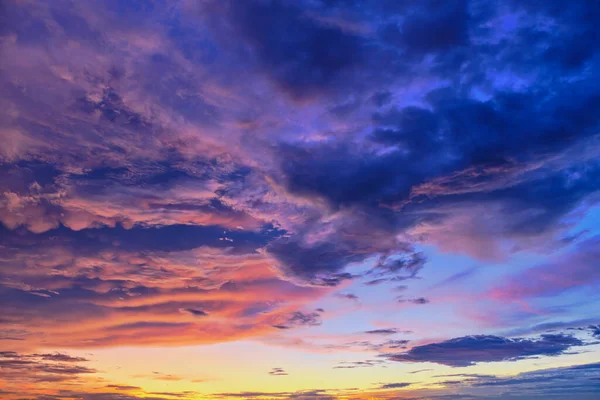 Solnedgång Soluppgång Himmel Och Molnig Vacker Natur — Stockfoto