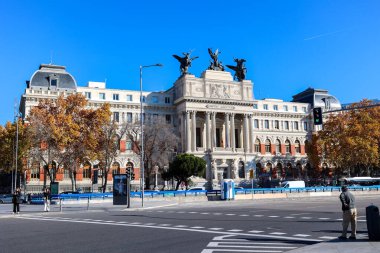 Tarım Bakanlığı Binası. İspanyol Hükümet Departmanı. Madrid İspanya'nın başkenti.