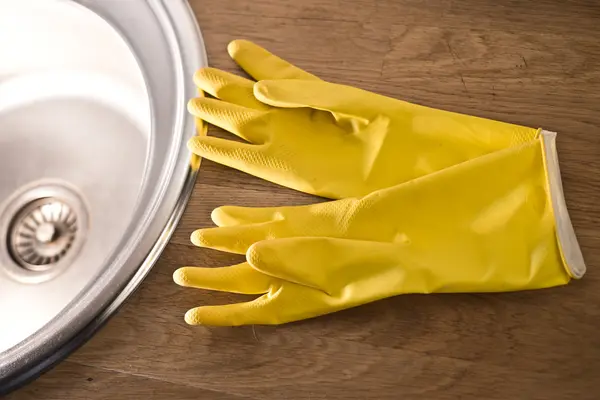 bulaşıkları yıkama için eldiven