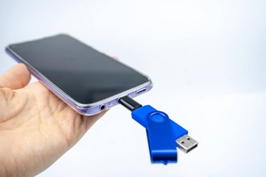 USB 2.0 Micro USB USB Flaş bellek. Telefon için OTG Hafıza Çubuğu. Çift hafıza kartı