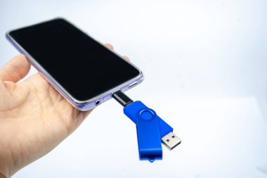 USB 2.0 Micro USB USB Flaş bellek. Telefon için OTG Hafıza Çubuğu. Çift hafıza kartı