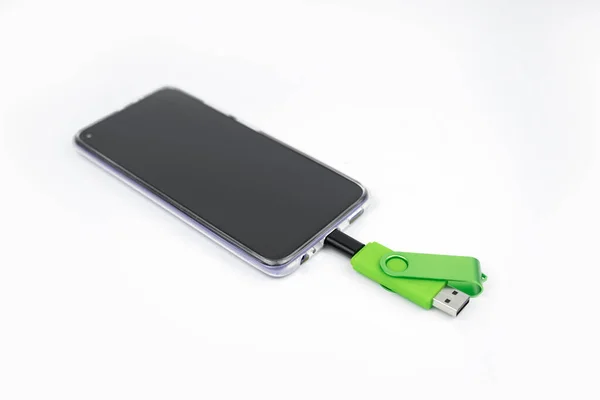 Usb Micro Usb Flash Drive Otg Memory Stick Phone Cartão — Fotografia de Stock