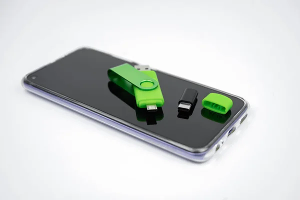 USB 2.0 Micro USB USB Flaş bellek. Telefon için OTG Hafıza Çubuğu. Çift hafıza kartı