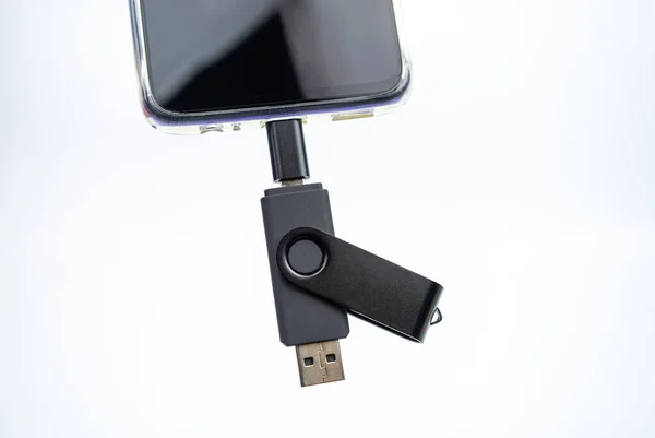 Usb Micro Usb Flash Drive Otg Memory Stick Phone Cartão — Fotografia de Stock