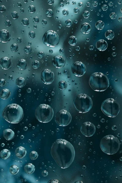 Abstract Selective Focus Colorful Background Water Drops Water Bubbles Multiple — Stock Photo, Image