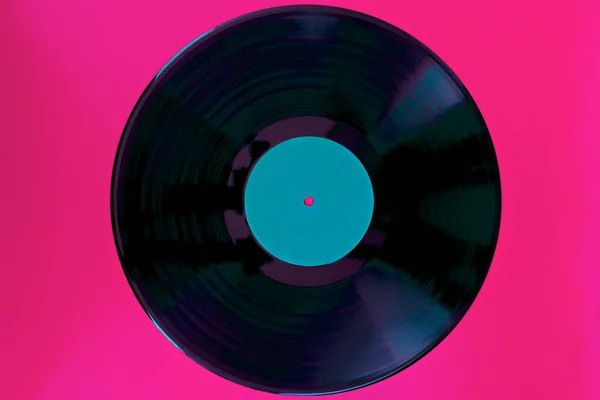 Lastra Vinile Con Copyspace Vinile Concetto Cultura Discografica Partito Promozione — Foto Stock