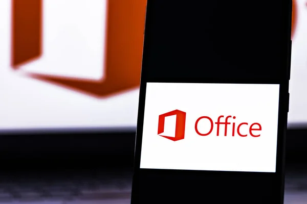 Microsoft Office Süit Temalı Editör Fotoğrafı Microsoft Office Süiti Hakkında — Stok fotoğraf