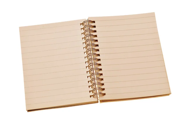 Cuaderno en blanco — Foto de Stock