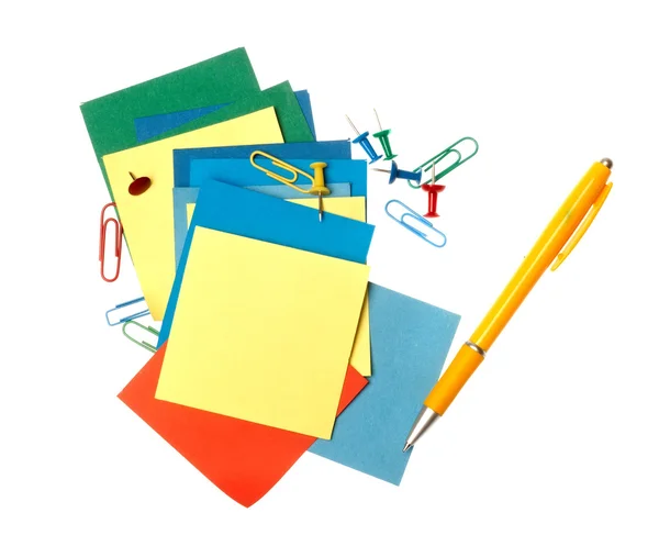 Colorful note paper — Stock Photo, Image
