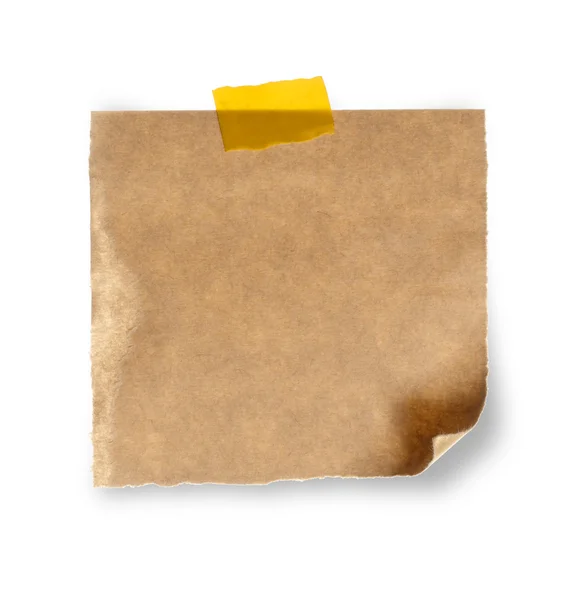 Vintage note paper — Stock Photo, Image