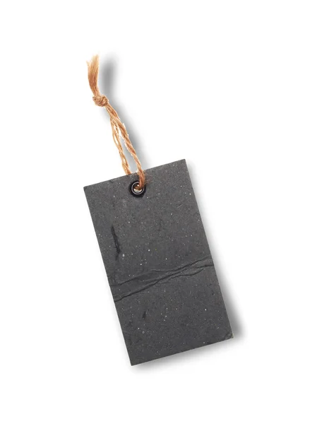 Blank svart kartong papper — Stockfoto