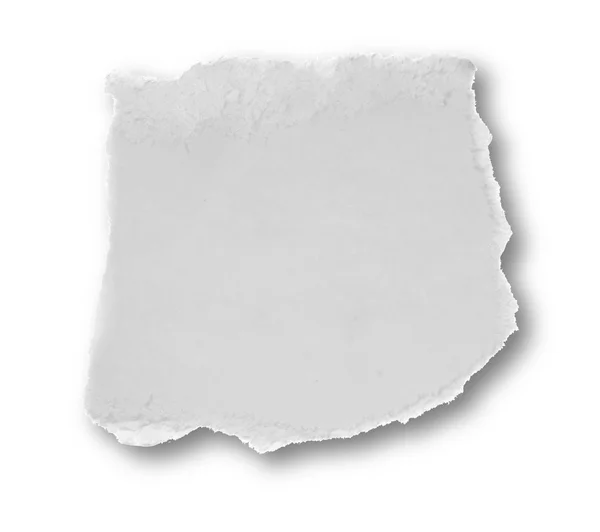 White torn piece of paper — Stock Photo, Image