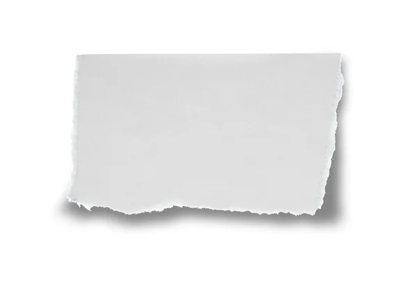 White torn piece of paper — Stock Photo, Image